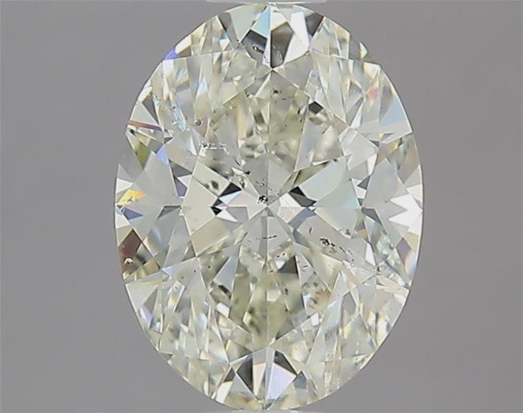 2.00ct K SI2 Rare Carat Ideal Cut Oval Diamond