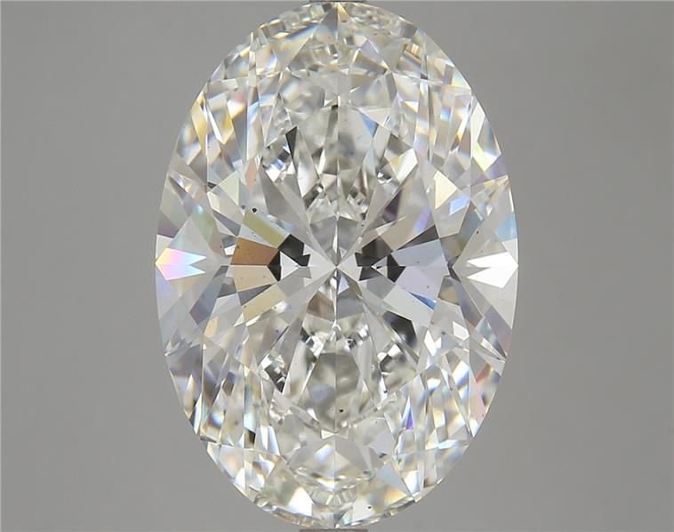 8.20ct G VS2 Rare Carat Ideal Cut Oval Lab Grown Diamond