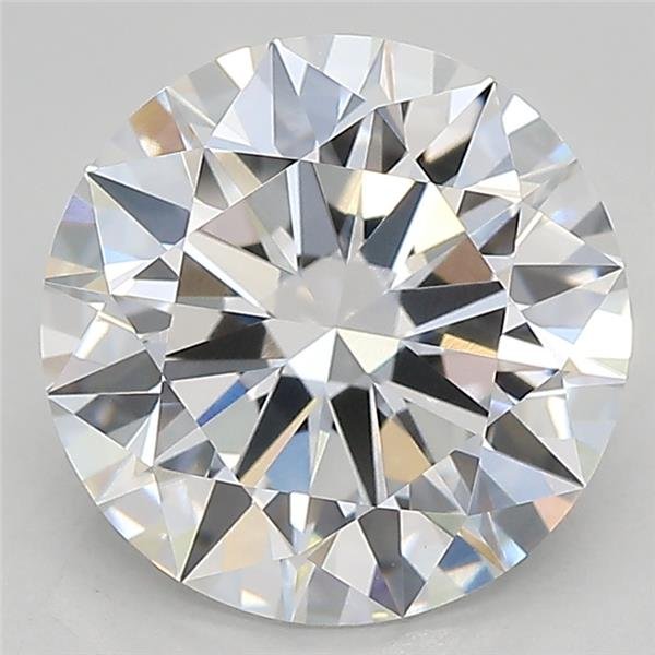 3.45ct D VVS2 Rare Carat Ideal Cut Round Lab Grown Diamond