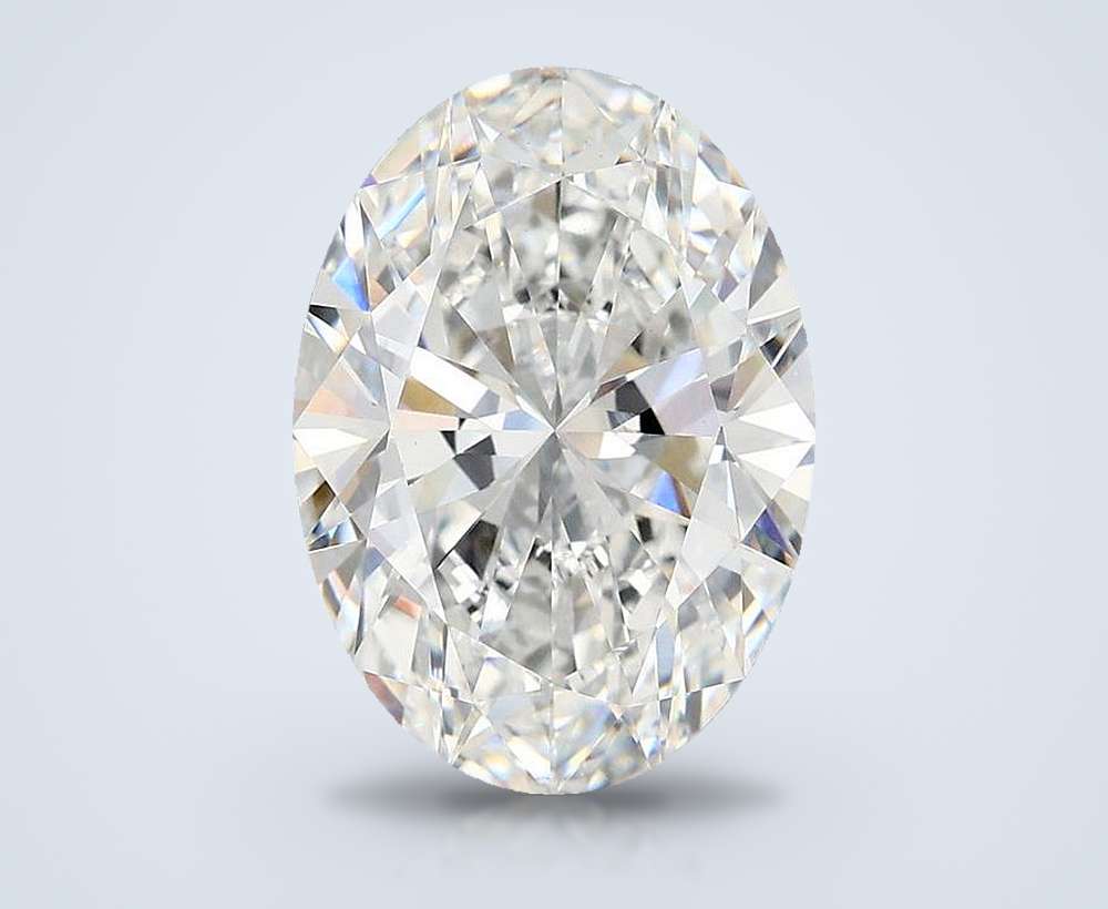 3.83 Carat Oval Lab Diamond