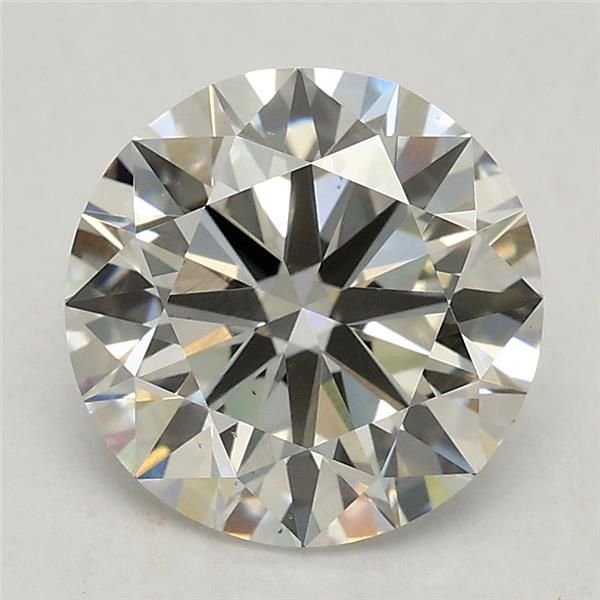 1.54ct H VS2 Rare Carat Ideal Cut Round Lab Grown Diamond