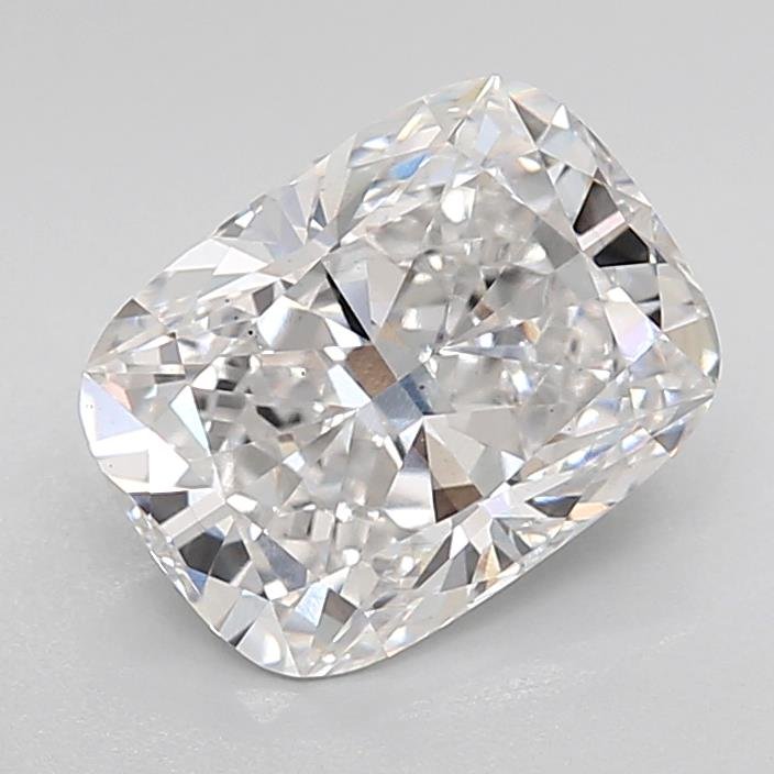 2.51ct E VS2 Rare Carat Ideal Cut Cushion Lab Grown Diamond