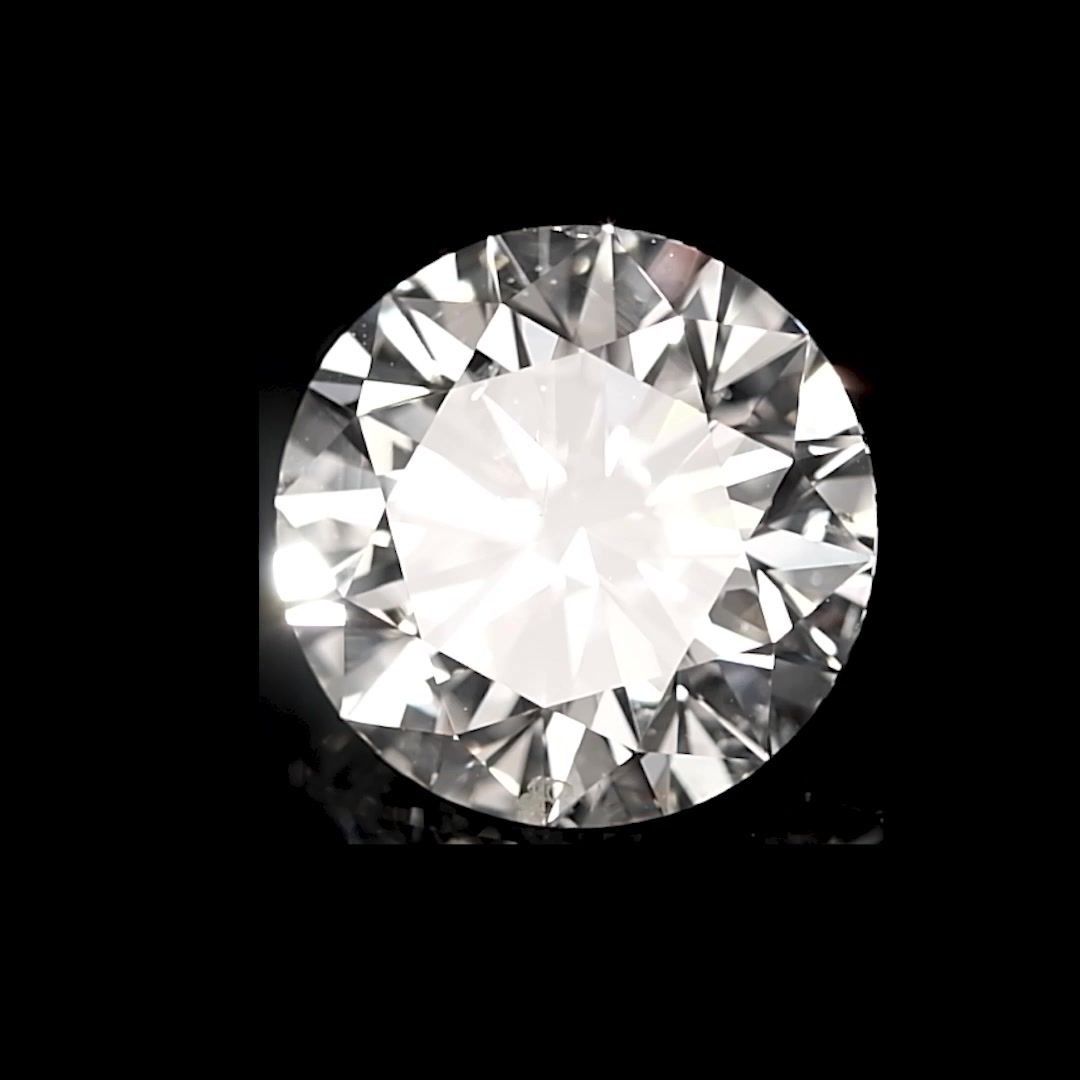 4.52ct J SI2 Rare Carat Ideal Cut Round Diamond