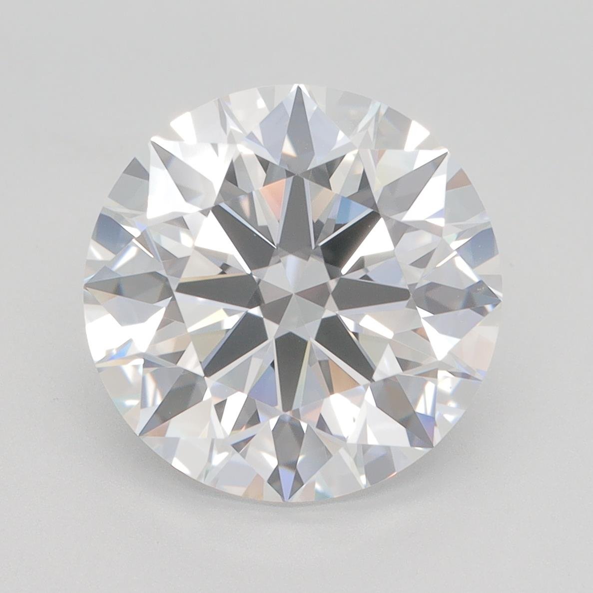 5.09ct E VVS1 Rare Carat Ideal Cut Round Lab Grown Diamond