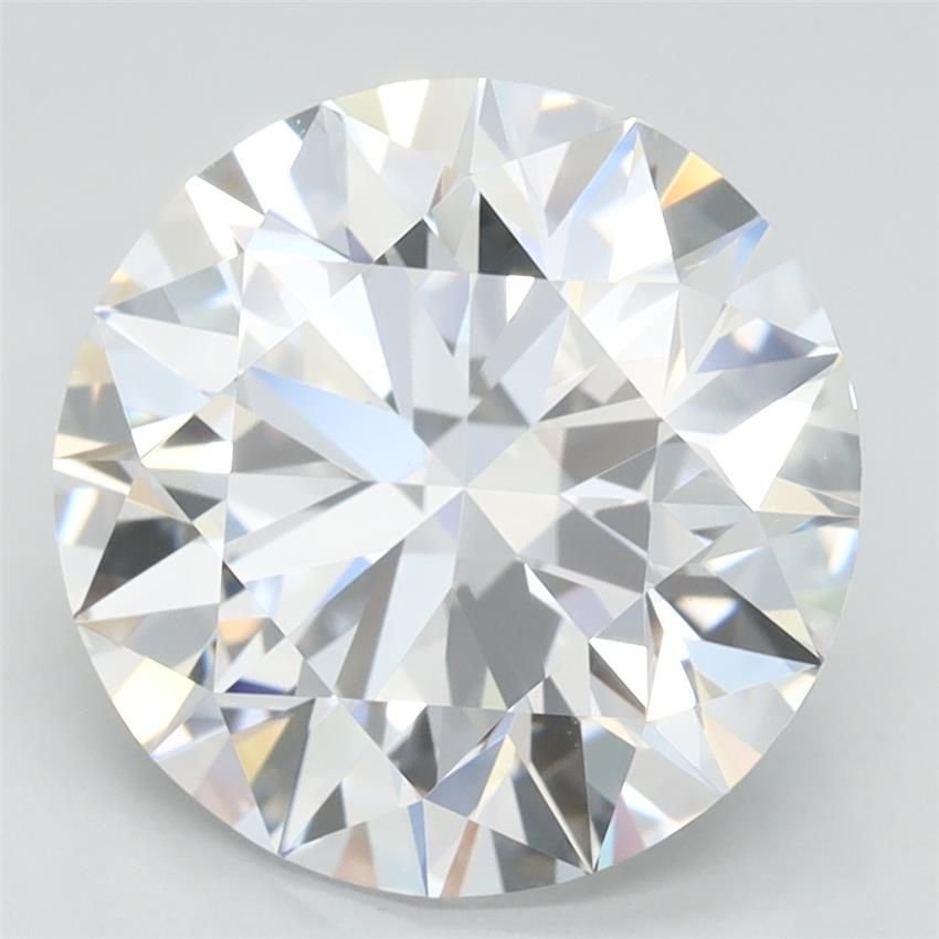 4.21ct D VVS2 Rare Carat Ideal Cut Round Lab Grown Diamond