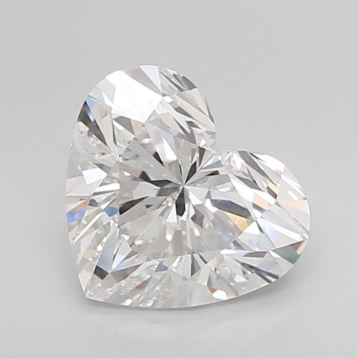 4.05ct F VS1 Rare Carat Ideal Cut Heart Lab Grown Diamond