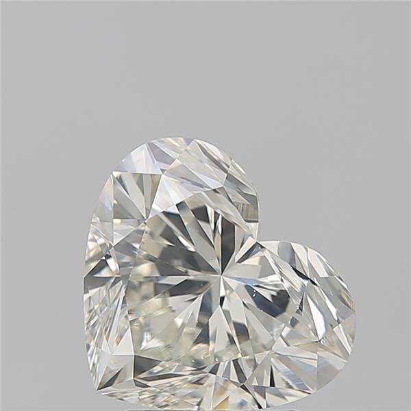 3.03ct H SI1 Rare Carat Ideal Cut Heart Diamond