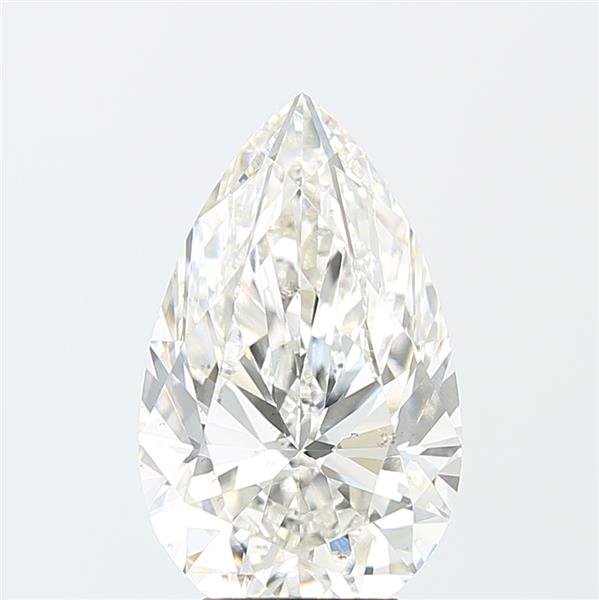 5.04ct H VS2 Rare Carat Ideal Cut Pear Lab Grown Diamond