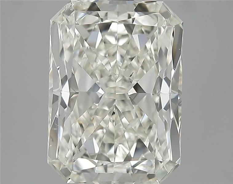 5.05ct K SI1 Rare Carat Ideal Cut Radiant Diamond