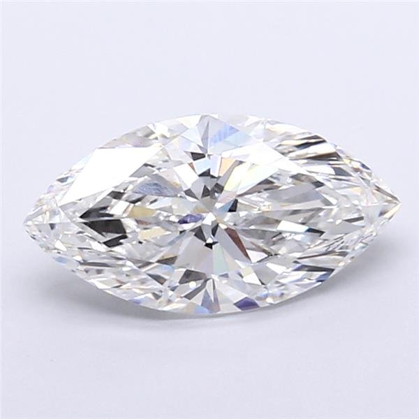 3.06ct E VS1 Rare Carat Ideal Cut Marquise Lab Grown Diamond