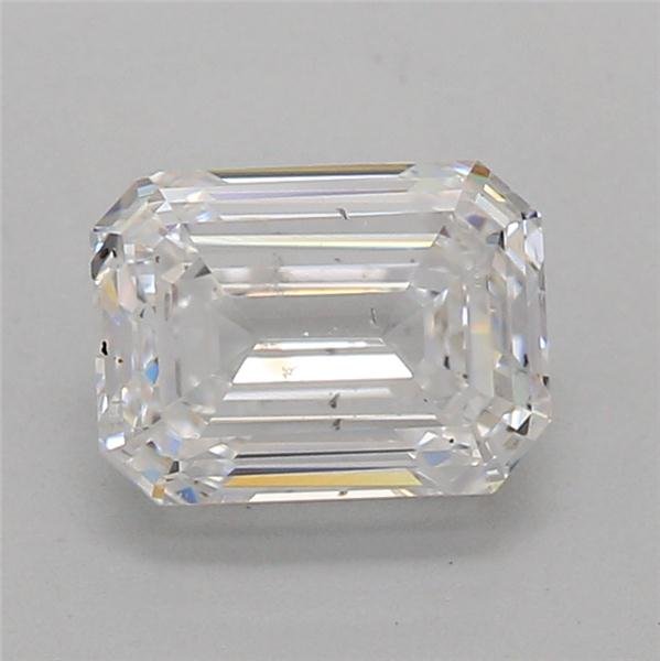 0.89ct E SI2 Excellent Cut Emerald Lab Grown Diamond