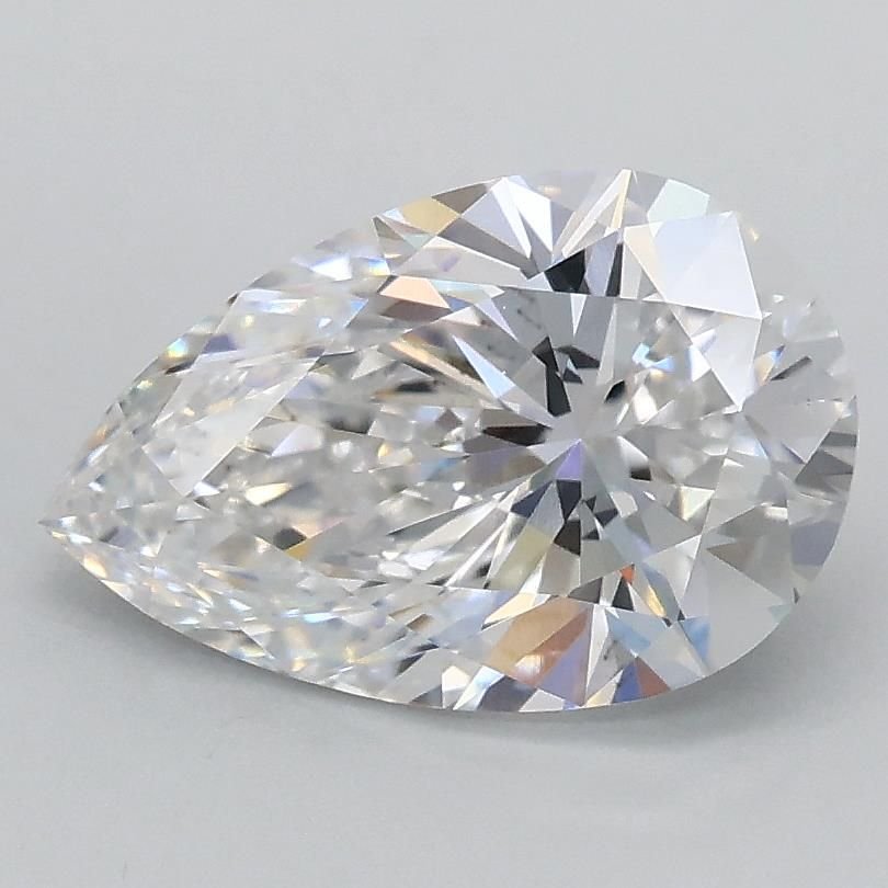 1.51ct D VS2 Rare Carat Ideal Cut Pear Lab Grown Diamond