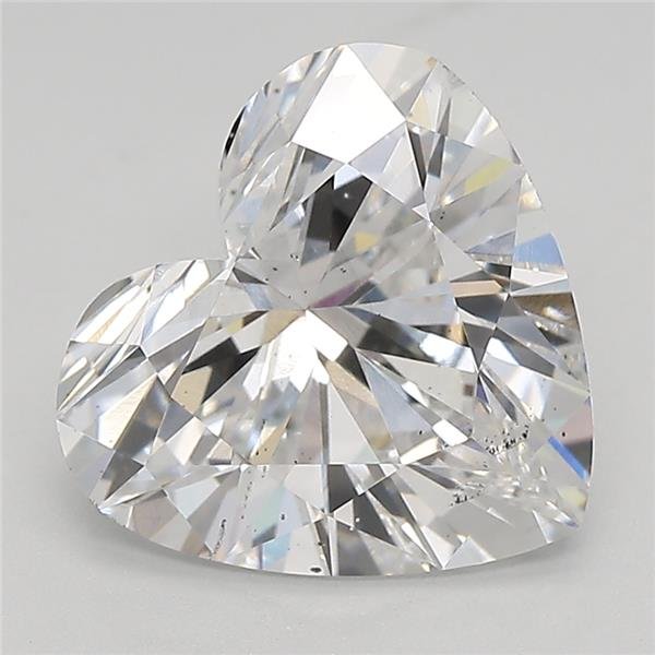 3.28ct F SI1 Rare Carat Ideal Cut Heart Lab Grown Diamond