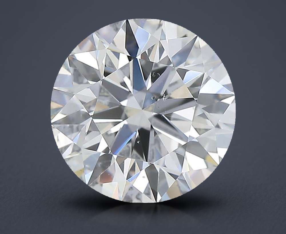 1.63 Carat Round Natural Diamond