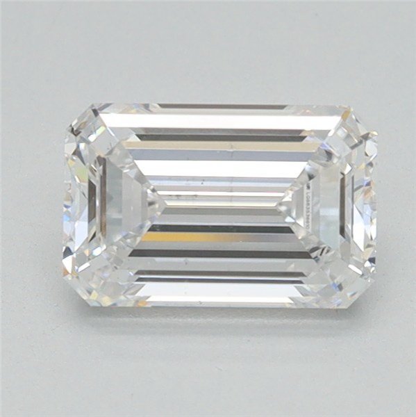 1.08ct D VS2 Excellent Cut Emerald Lab Grown Diamond