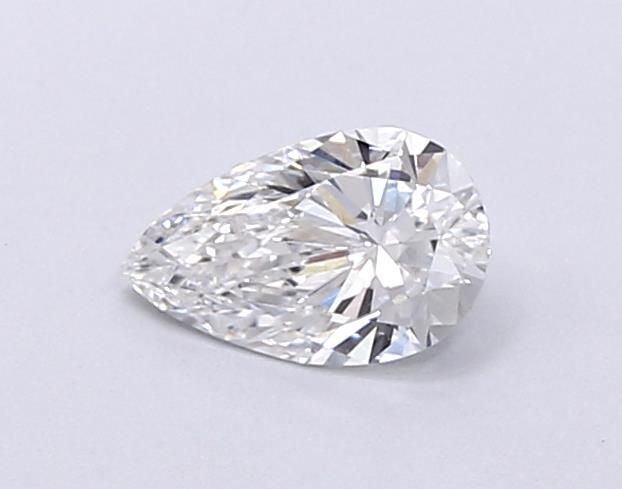 0.47ct E VVS2 Rare Carat Ideal Cut Pear Lab Grown Diamond
