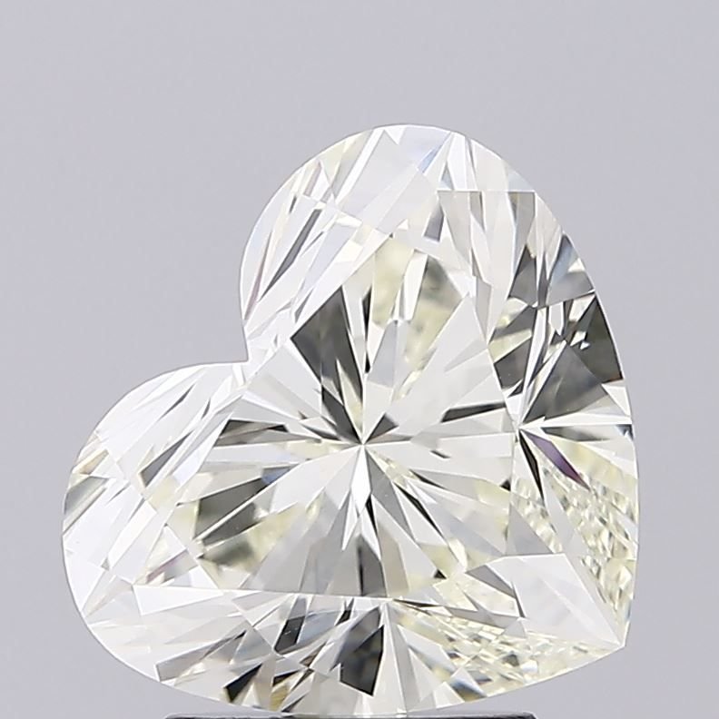 3.08ct J VS1 Rare Carat Ideal Cut Heart Diamond