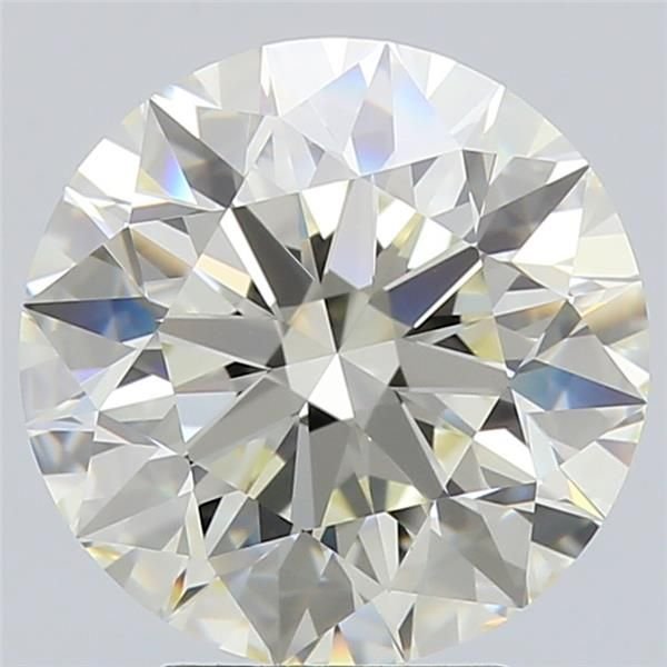 4.06ct K IF Rare Carat Ideal Cut Round Diamond