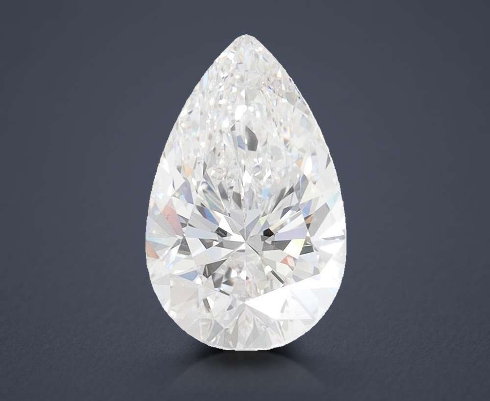 2.00 Carat Pear Lab Diamond