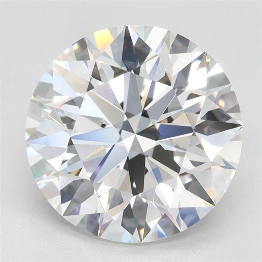 3.17ct E VVS1 Rare Carat Ideal Cut Round Lab Grown Diamond