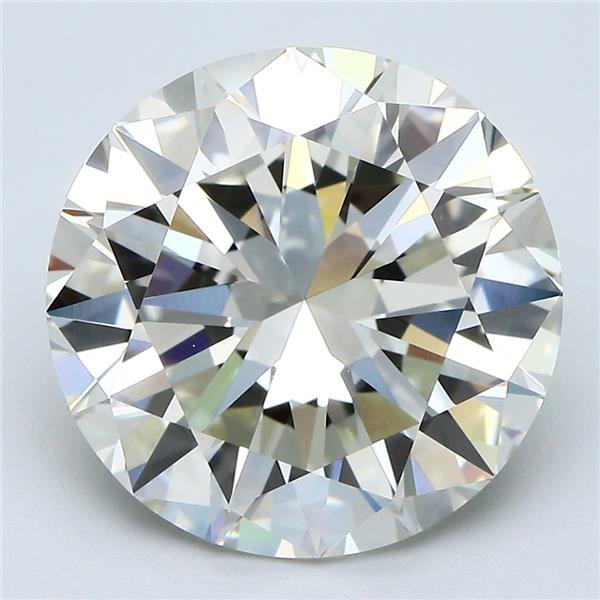 6.74ct K VVS2 Very Good Cut Round Diamond