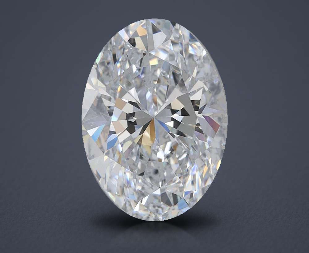 3.04 Carat Oval Lab Diamond