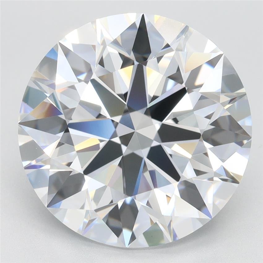 6.45ct F VVS1 Rare Carat Ideal Cut Round Lab Grown Diamond