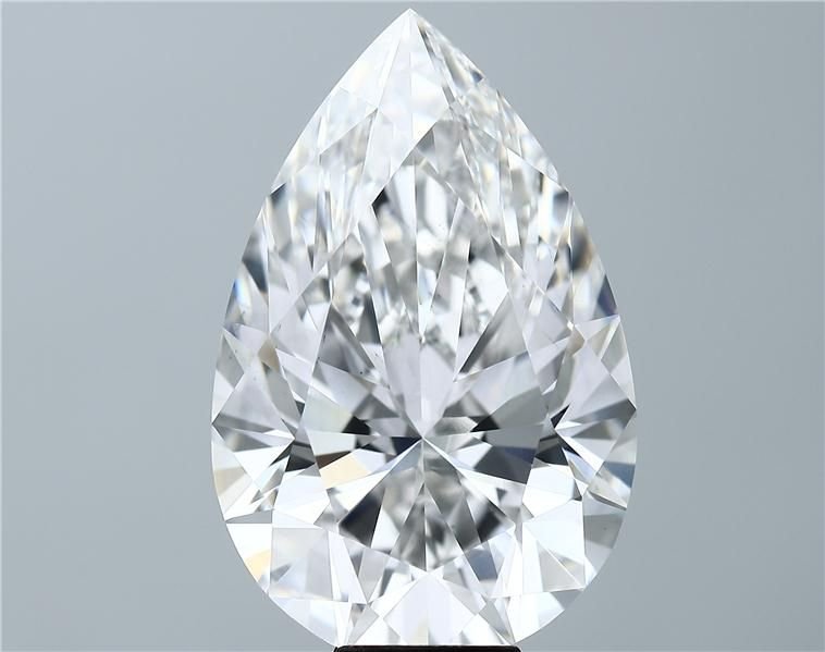13.49ct F VS2 Rare Carat Ideal Cut Pear Lab Grown Diamond