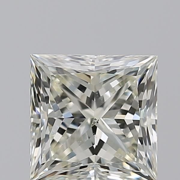 2.01ct J SI1 Rare Carat Ideal Cut Princess Diamond
