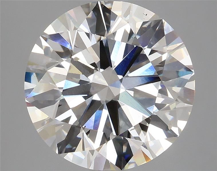 4.92ct G SI1 Rare Carat Ideal Cut Round Lab Grown Diamond