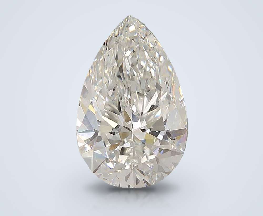 4.00 Carat Pear Lab Diamond