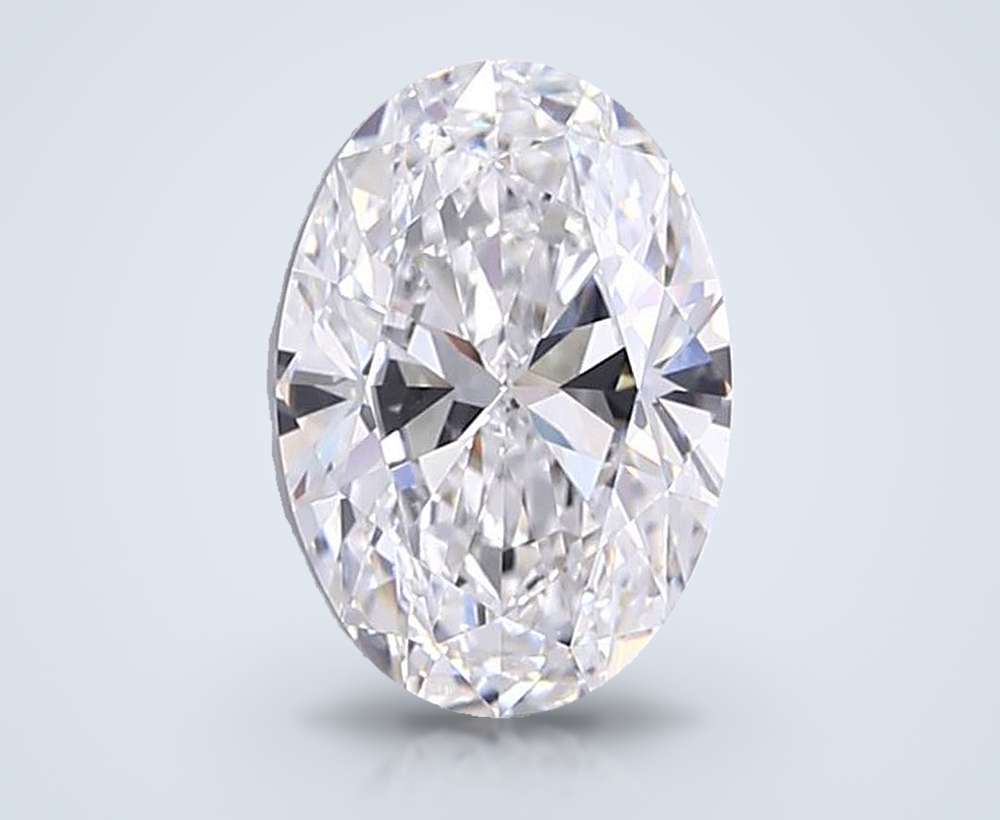 8.06 Carat Oval Lab Diamond