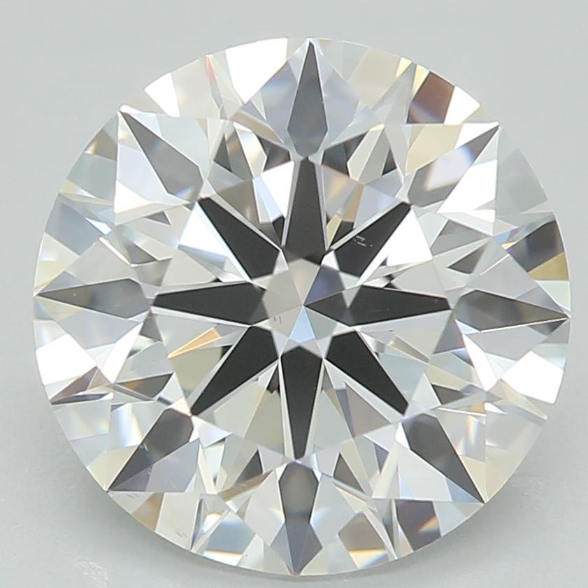 2.60ct E VS2 Rare Carat Ideal Cut Round Lab Grown Diamond