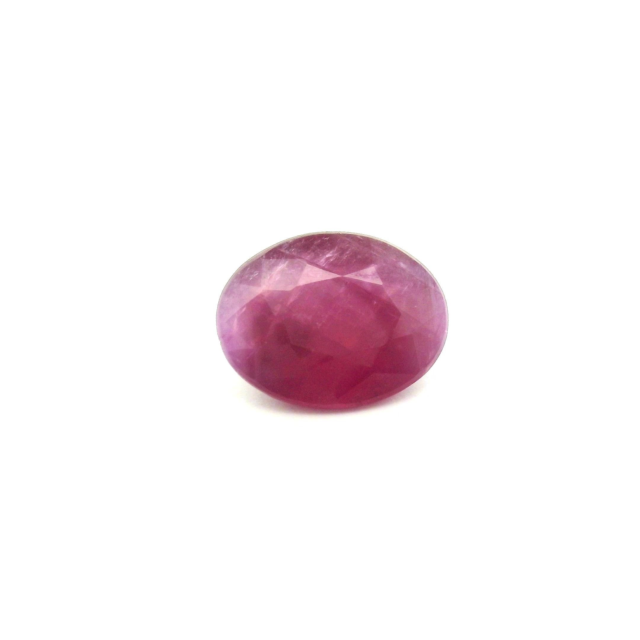 2.37 Carat Red Oval Ruby