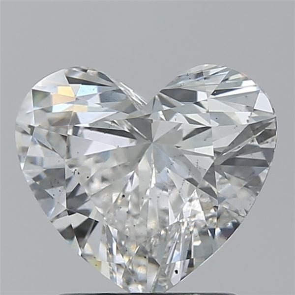 1.36ct F SI1 Rare Carat Ideal Cut Heart Lab Grown Diamond