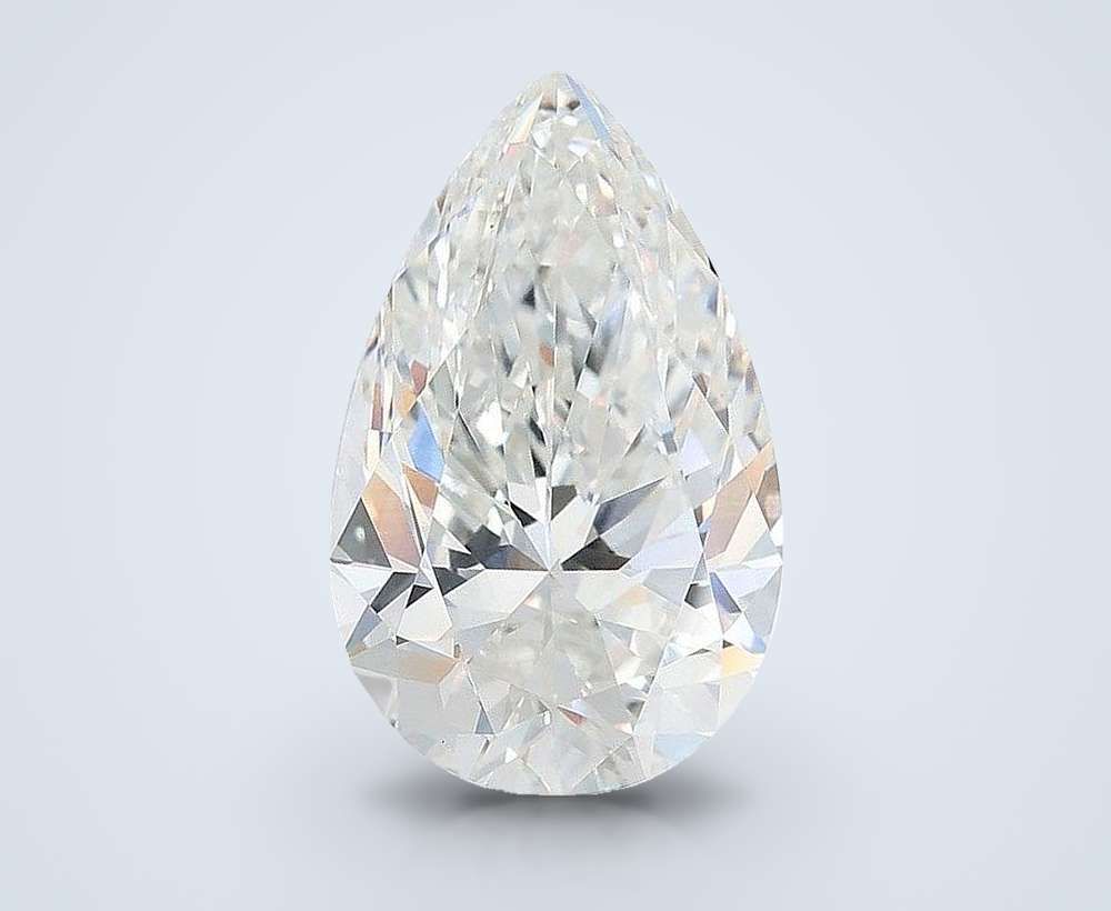 7.09 Carat Pear Lab Diamond