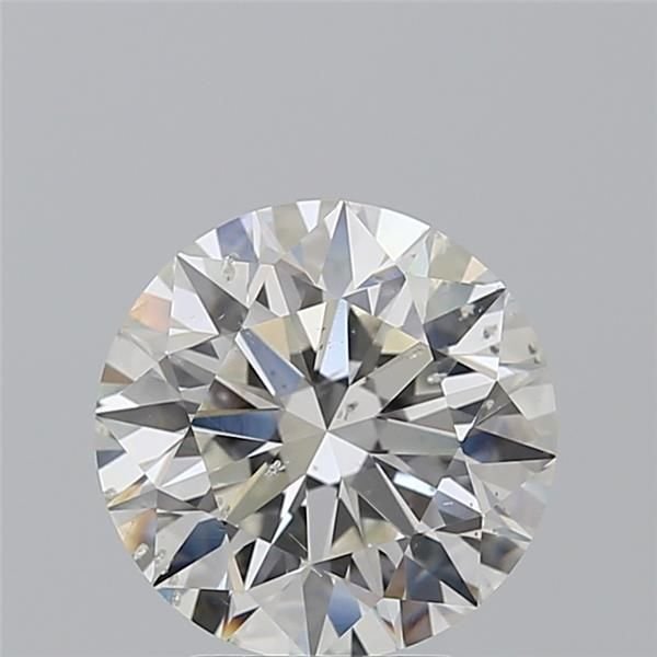 3.58ct H SI2 Rare Carat Ideal Cut Round Diamond