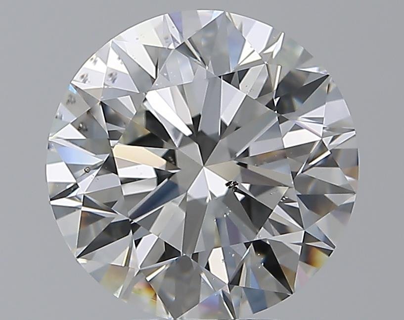 4.01ct H SI2 Excellent Cut Round Diamond
