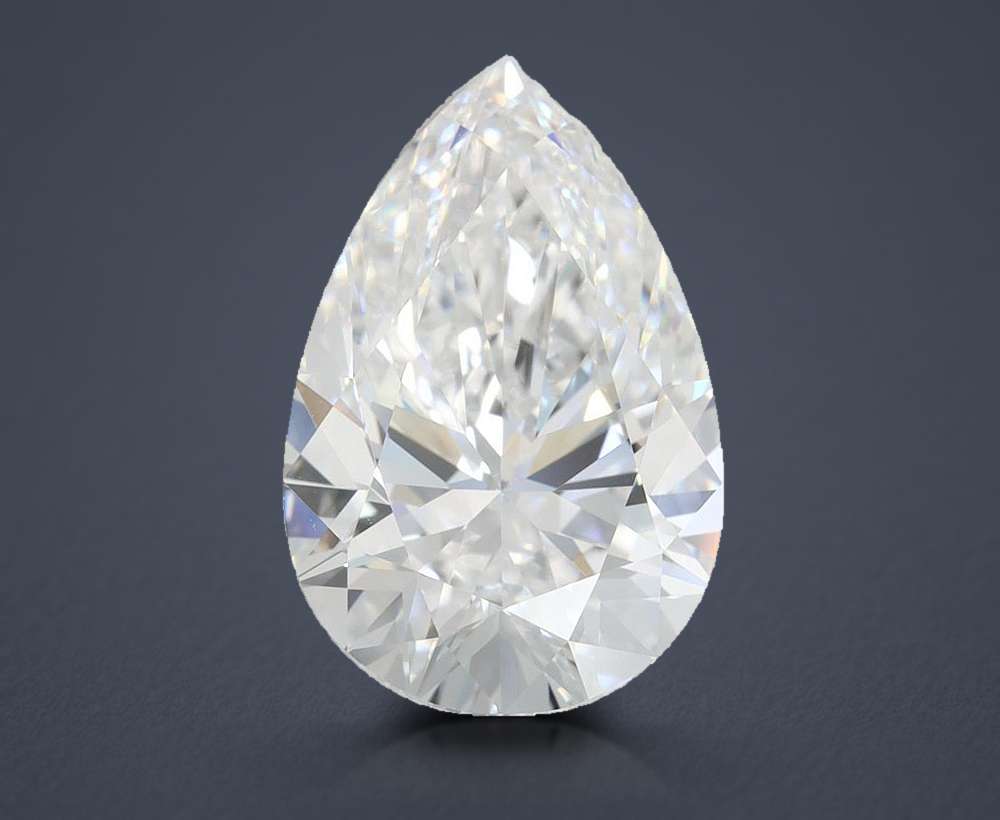 4.64 Carat Pear Lab Diamond