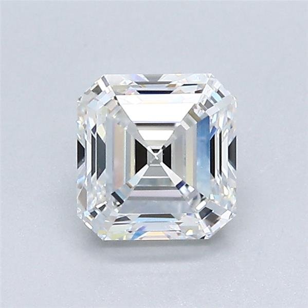 1.04ct E VVS1 Rare Carat Ideal Cut Asscher Diamond