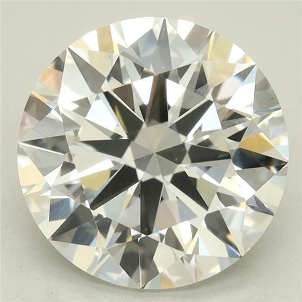 3.02ct D VS1 Rare Carat Ideal Cut Round Lab Grown Diamond