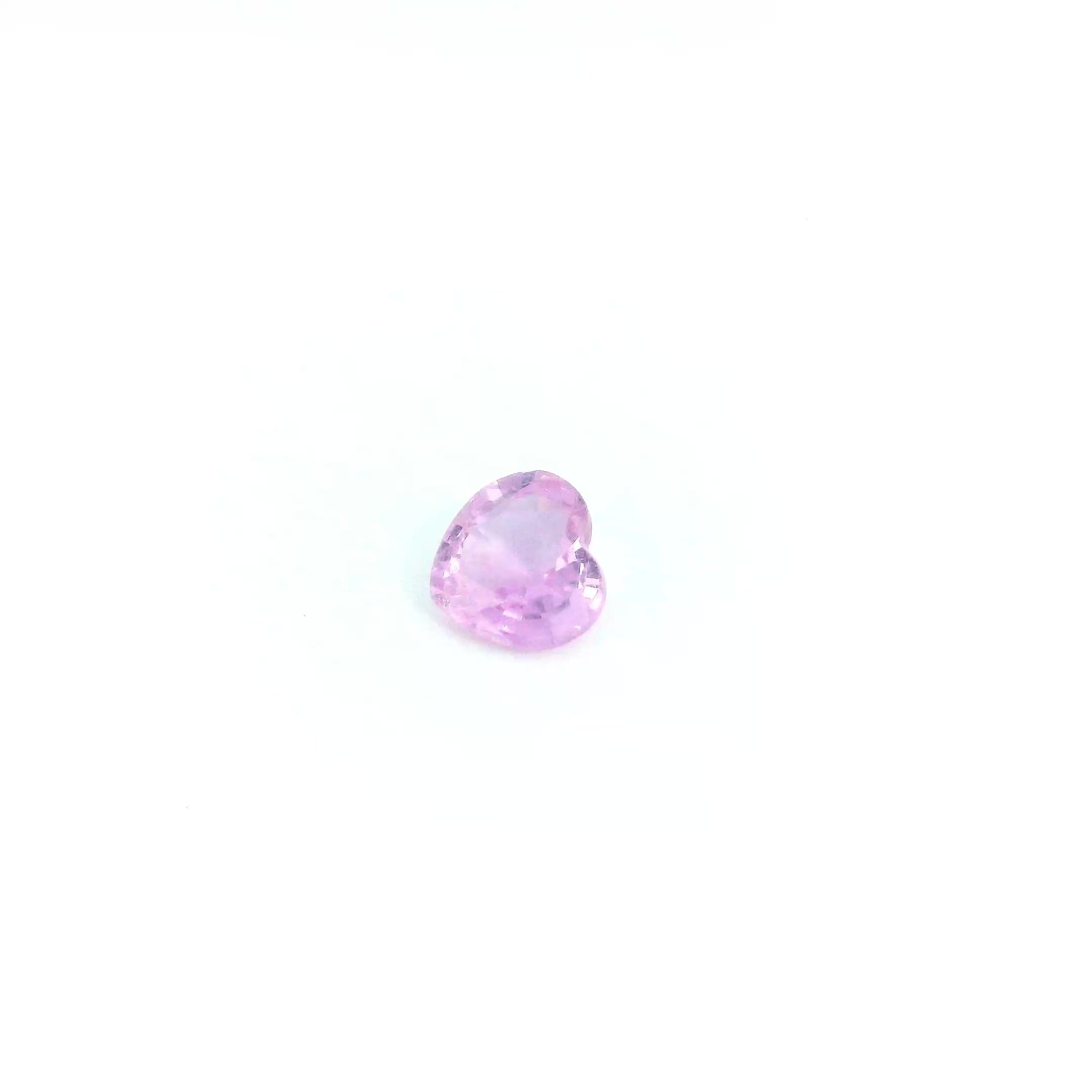 0.36 Carat Pink Heart Sapphire