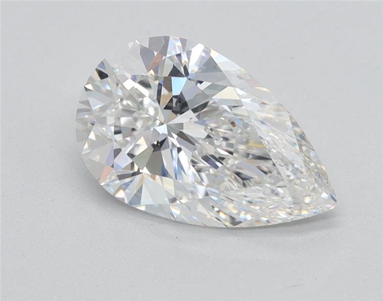 1.04ct E VVS1 Rare Carat Ideal Cut Pear Lab Grown Diamond