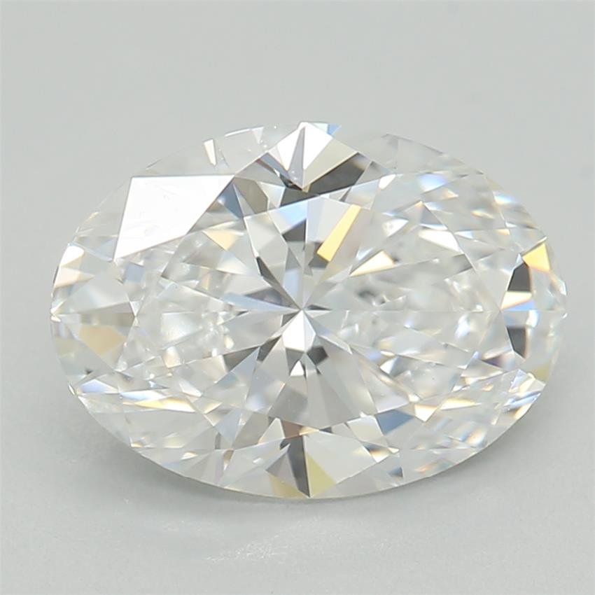 1.37ct D VVS2 Rare Carat Ideal Cut Oval Lab Grown Diamond