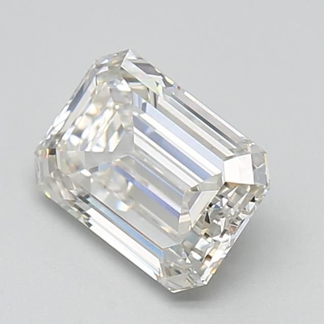 1.53ct H VS1 Rare Carat Ideal Cut Emerald Lab Grown Diamond