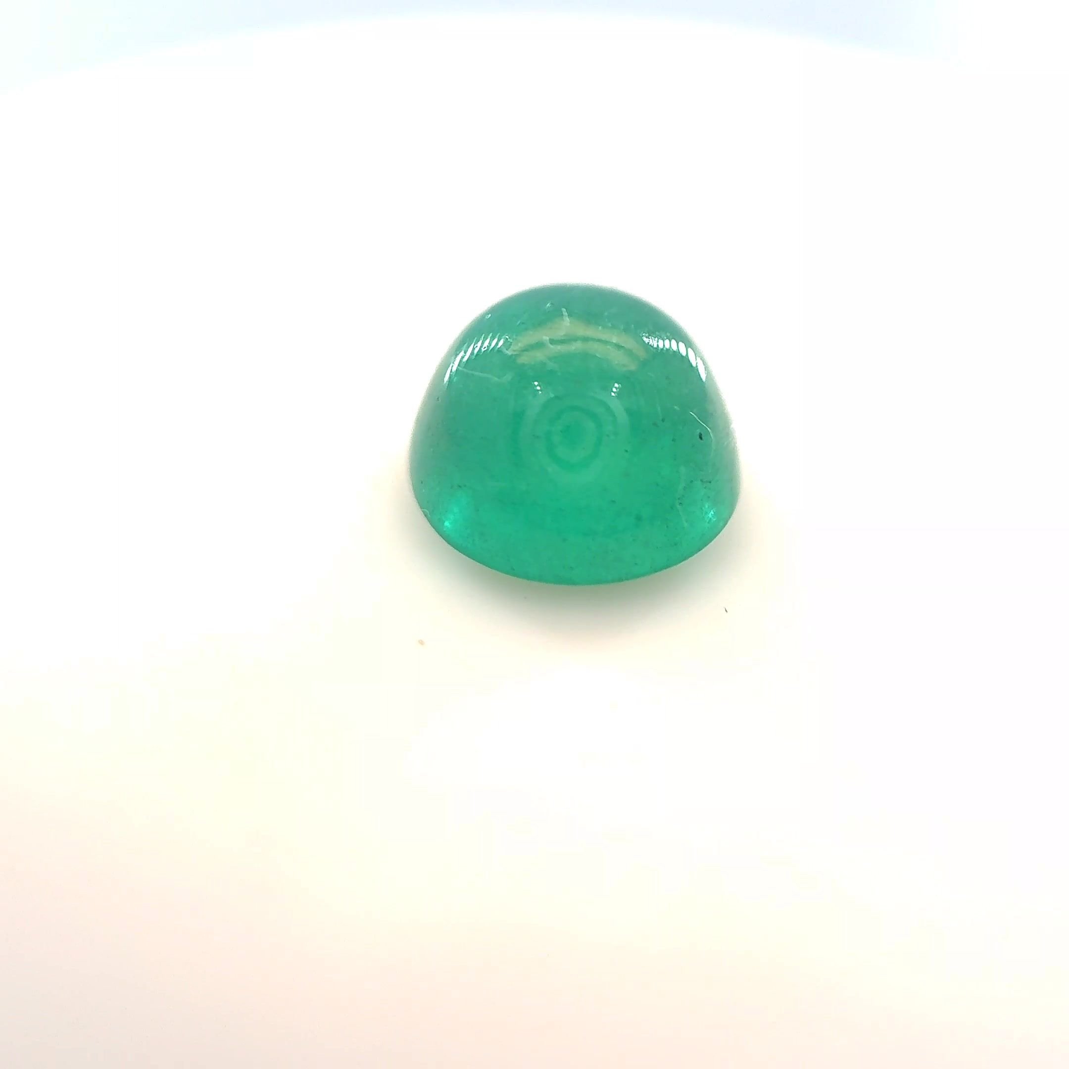 1.77 Carat Green Round Emerald