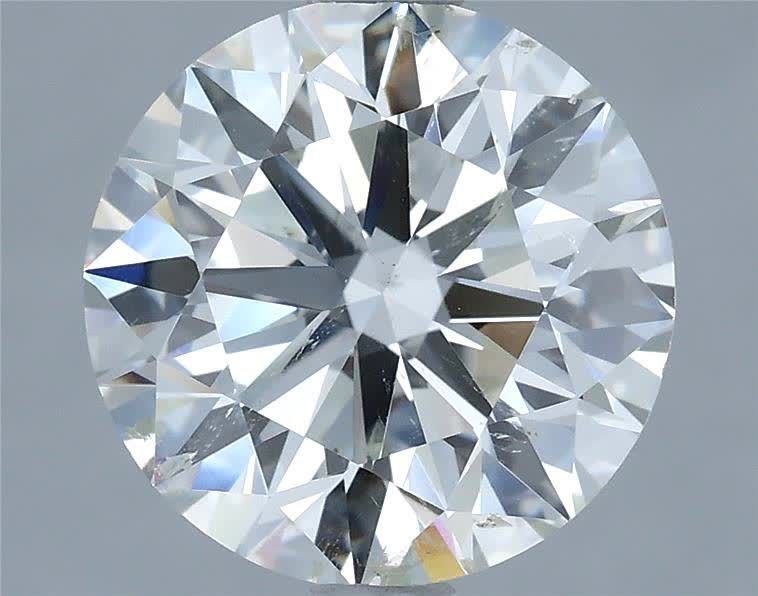 2.50ct I SI2 Rare Carat Ideal Cut Round Diamond