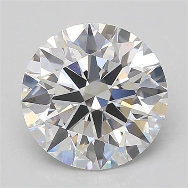2.59ct D VS2 Rare Carat Ideal Cut Round Lab Grown Diamond