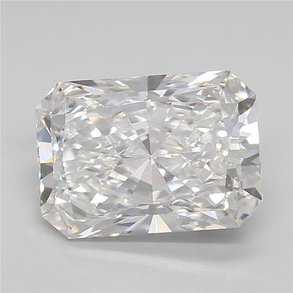 2.58ct E VVS2 Rare Carat Ideal Cut Radiant Lab Grown Diamond