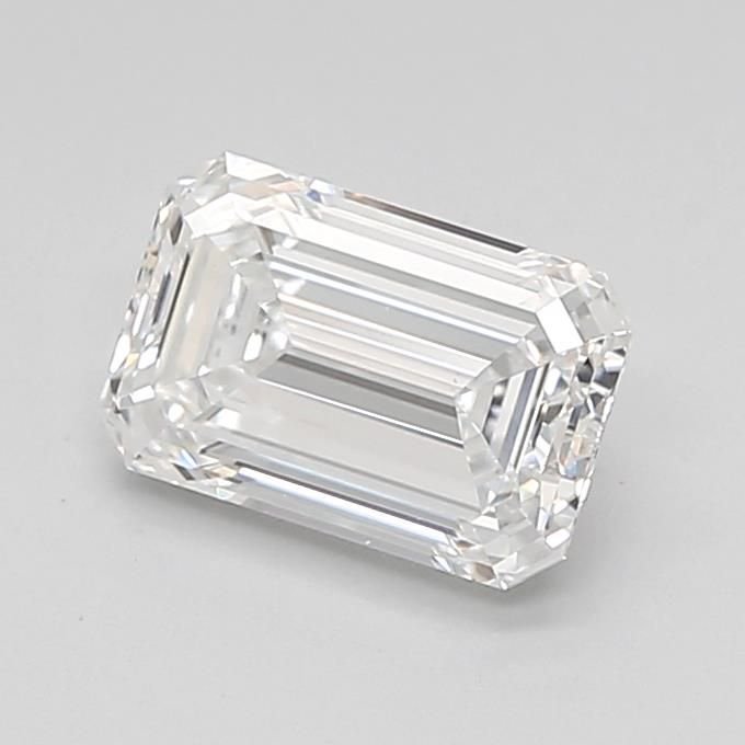 1.28ct D VVS2 Rare Carat Ideal Cut Emerald Lab Grown Diamond